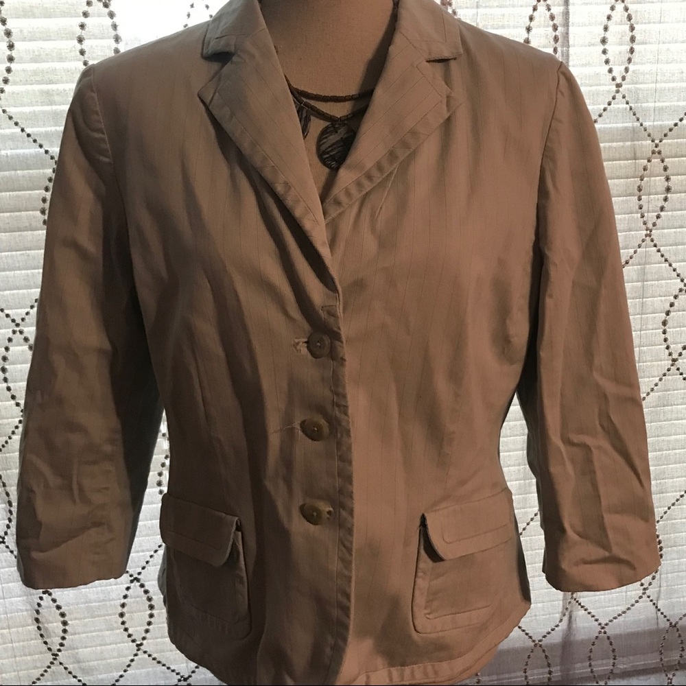 Beautiful Cato Pinstripe Blazer-16